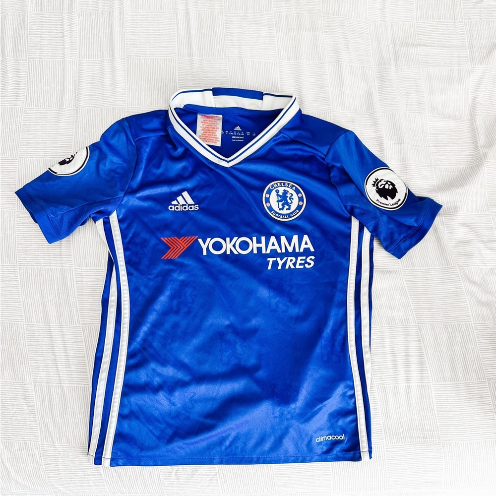Adidas Diego Costa Chelsea 2016 2017 Football Shirt Soccer Jersey Kids S